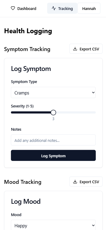 Tracking Interface